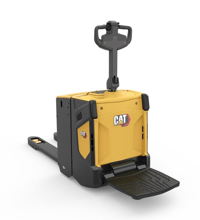Caterpillar Niederhubwagen mit Fahrerstandplattform
