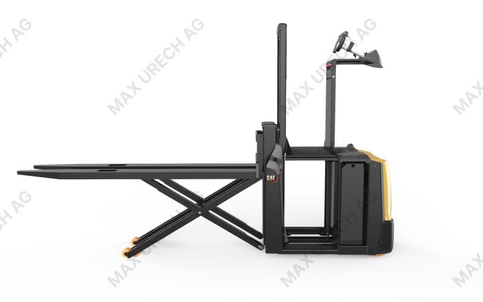 CAT Kommissionierstapler NO12-25N2 mit Hebeplattform und Scherenhebebühne